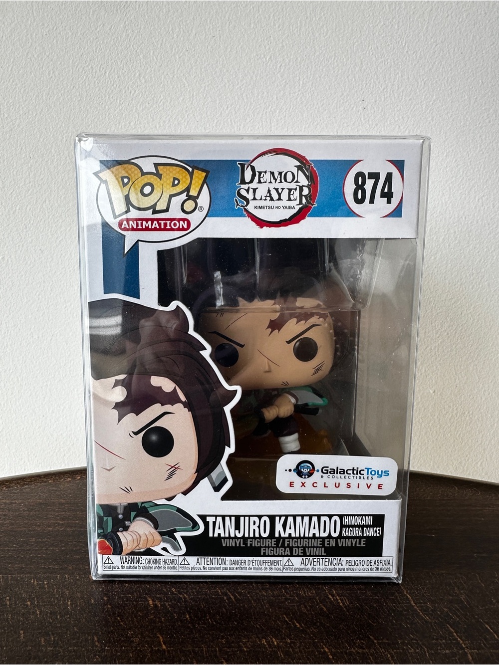 Funko Pop! Tanjiro Kamado (Hinokami Kagura) Vinyl Figure #874